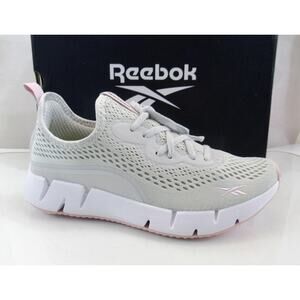 Reebok ZIG SKY Running Shoes Lace Up Sneaker Comfort Footbed Grey Size 8